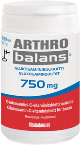 Arthrobalans 750 mg Glukosamiini 180 tabl. - Sinunapteekki.fi