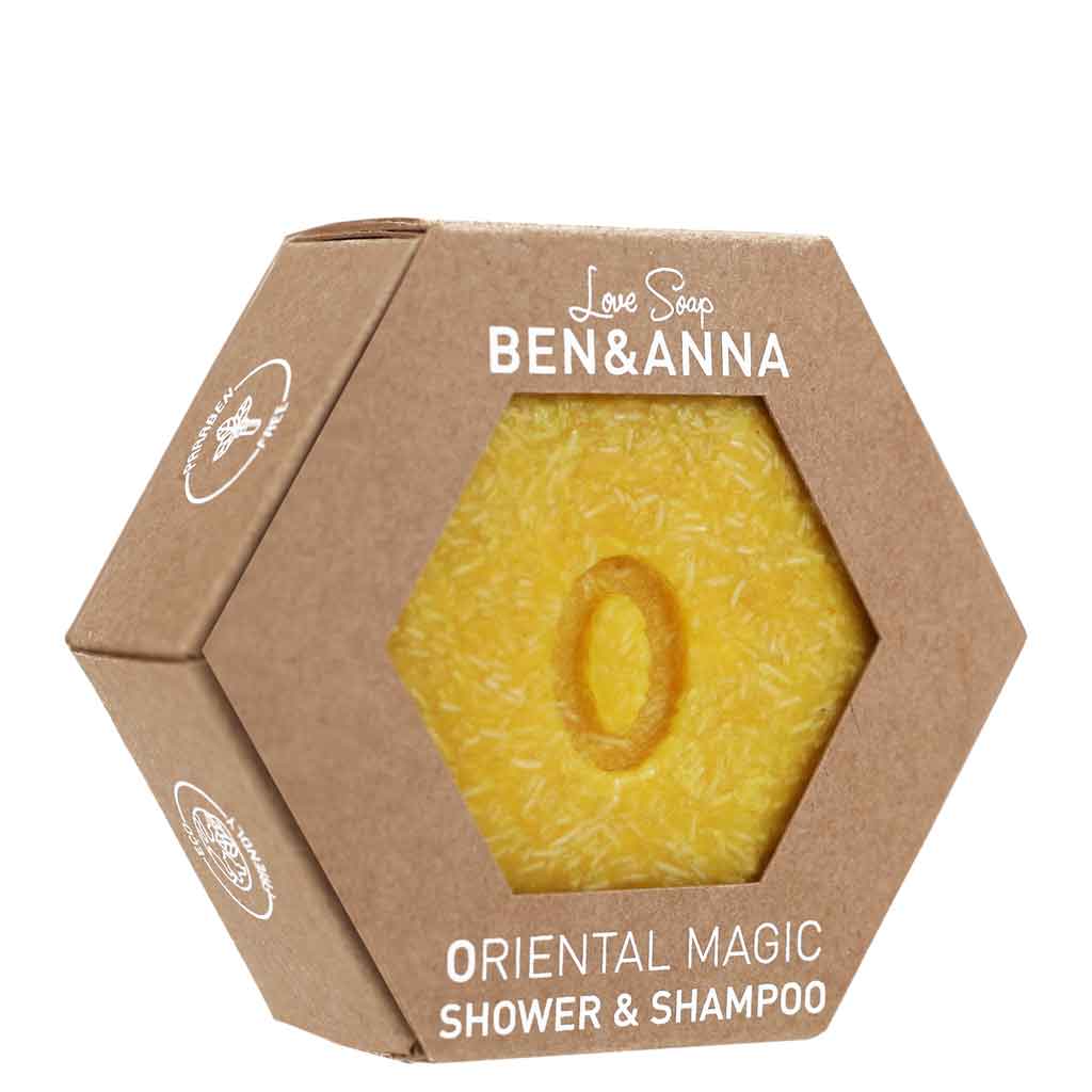 Ben & Anna Oriental Magic Shower & Shampoo - Ravitseva suihkusaippua hiuksille ja vartalolle 60 g - Sinunapteekki.fi