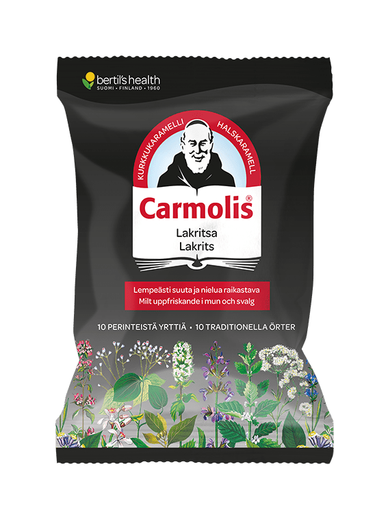Carmolis Lakritsa Kurkkukaramelli 75 g - Sinunapteekki.fi