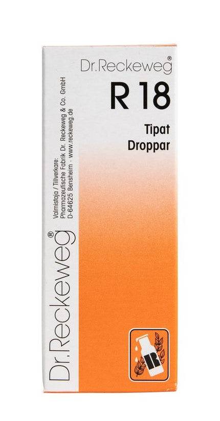 Dr. Reckeweg R18 Tipat 50 ml - Sinunapteekki.fi
