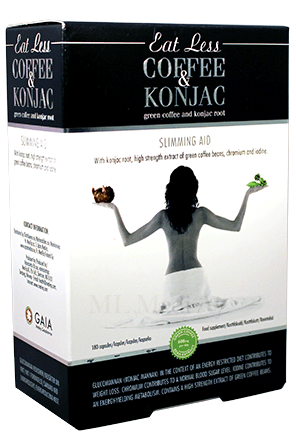 Eat Less Coffee & Konjac 180 kaps. - Sinunapteekki.fi
