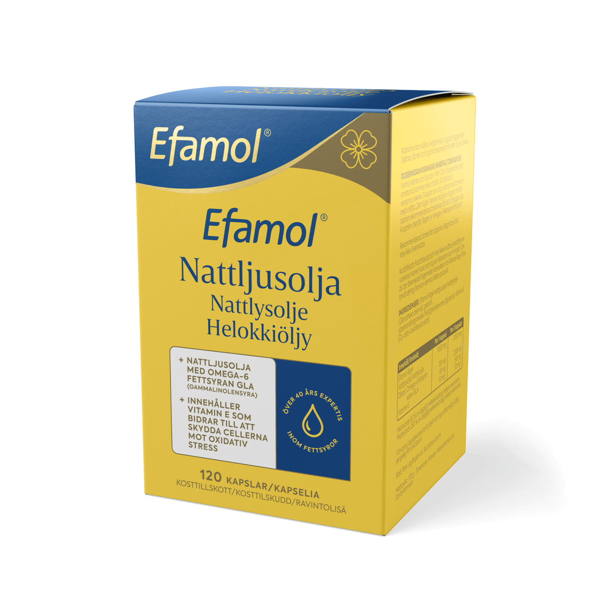 Efamol 1000 mg - Helokkiöljy 120 kaps. - Sinunapteekki.fi