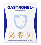 Gastronel+ Maitohappobakteeri-inuliini-B-vitamiinivalmiste 60 kaps. - Sinunapteekki.fi