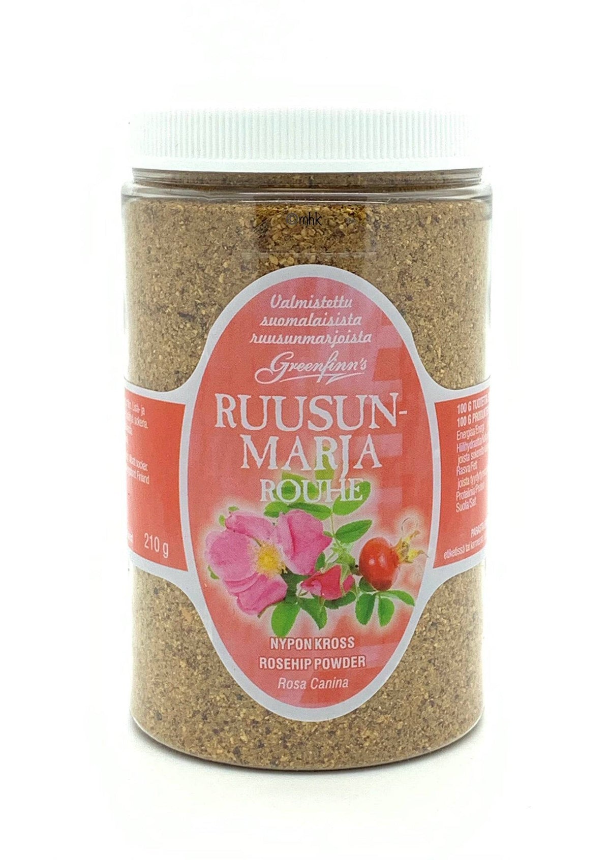 Greenfinn's Ruusunmarjarouhe 210 g - Sinunapteekki.fi