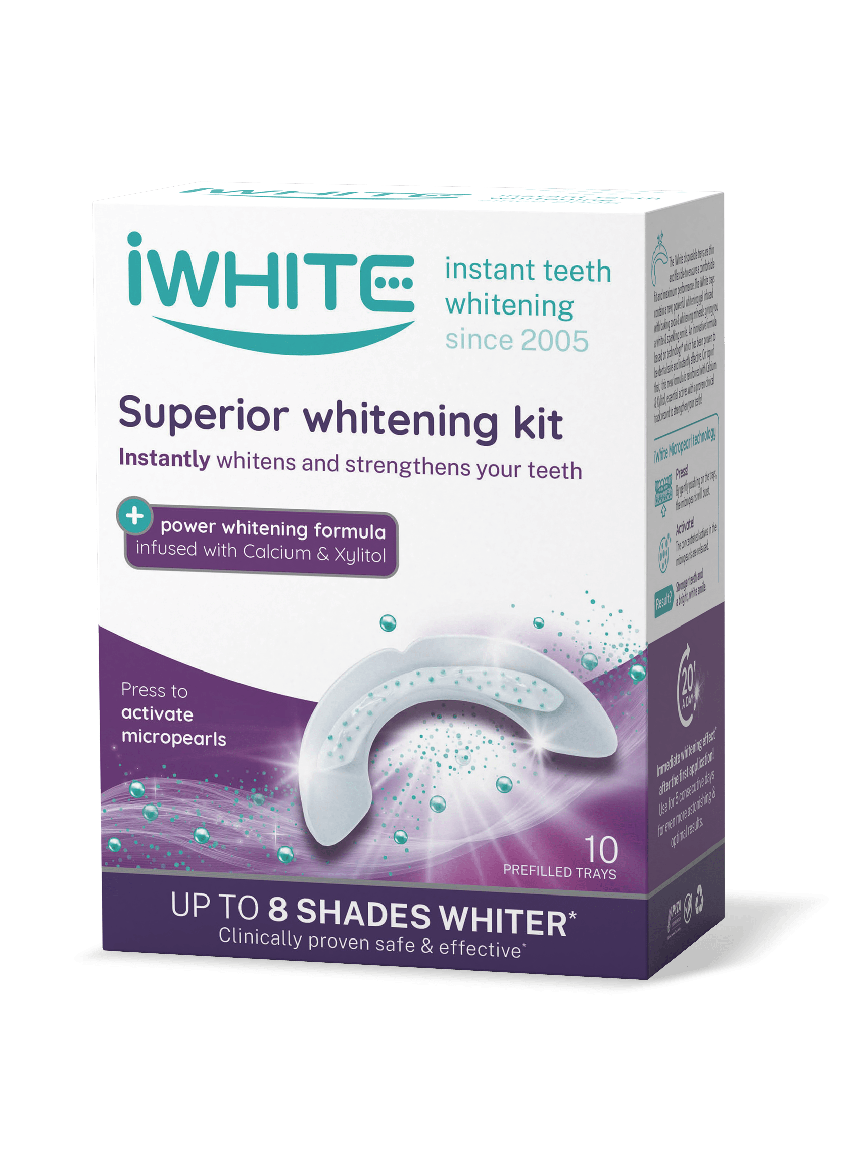 iWhite Superior Whitening Kit - valkaisumuotit 10 x 0,8 g - Sinunapteekki.fi