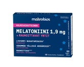 Makrobios Melatoniini 1,9 mg + Rauhoittavat Yrtit 60 tabl. - Sinunapteekki.fi