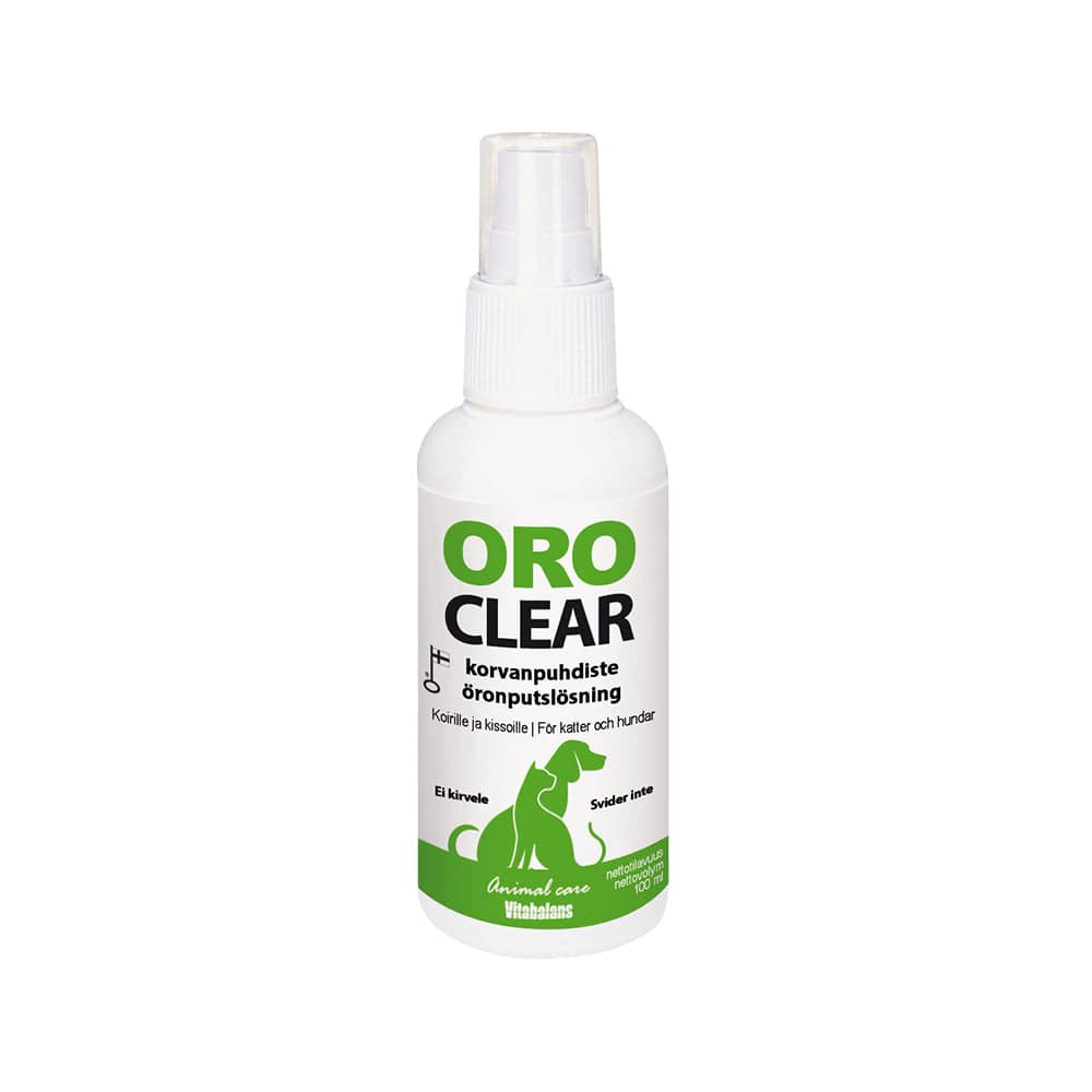 Oro Clear Korvanpuhdiste - Koirille ja kissoille - Sinunapteekki.fi