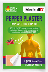 Medrull Pepper Plaster 6 cm x 10 cm - Pippurilaastari 5 kpl - Sinunapteekki.fi