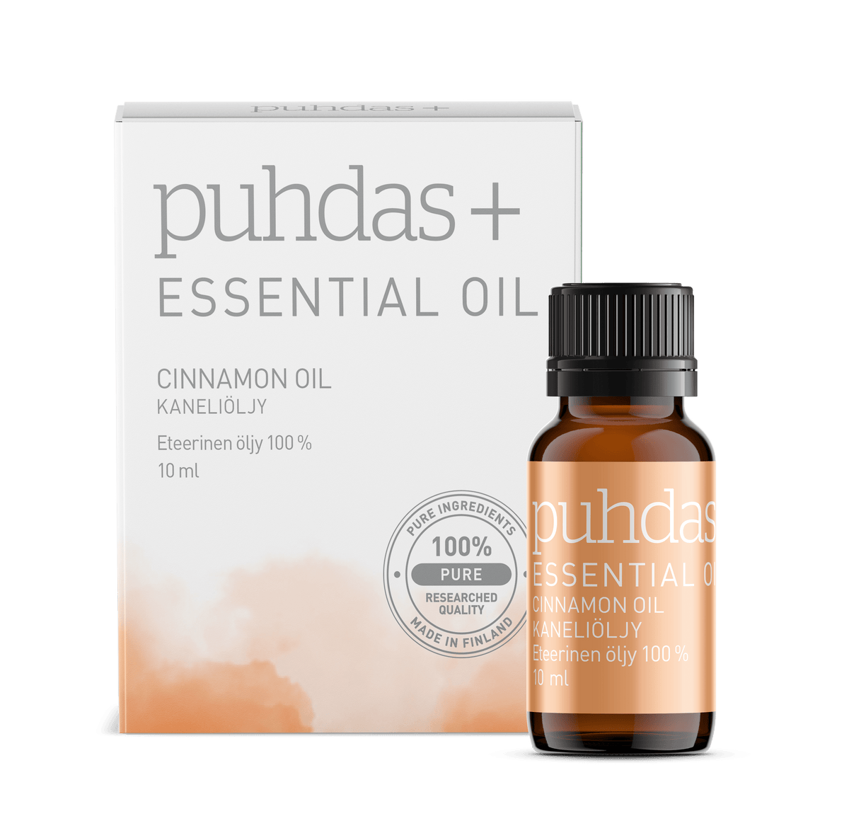 Puhdas+ Essential Cinnamon Oil - Kaneliöljy 10 ml - Sinunapteekki.fi