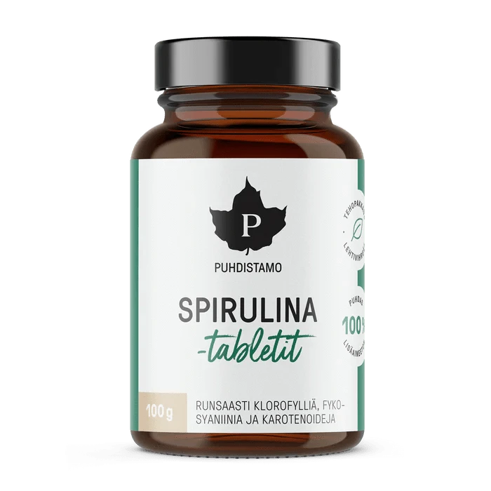 Puhdistamo Spirulinatabletit noin 200 tabl. / 100 g - Sinunapteekki.fi