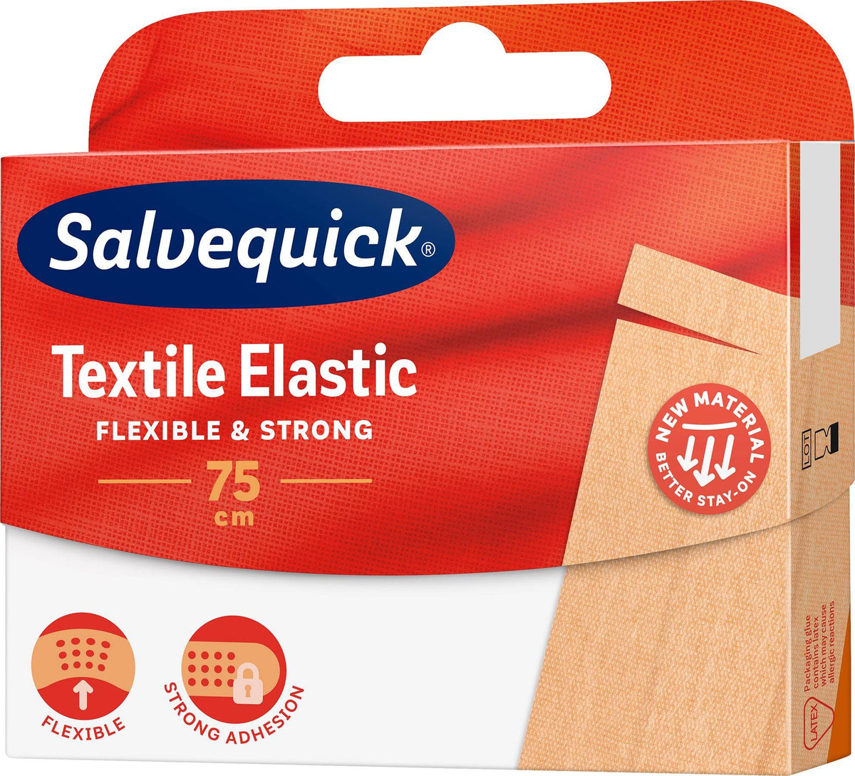 Salvequick Textile Elastic 75 cm laastari - Sinunapteekki.fi