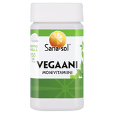 Sana-sol Vegaani Monivitamiini - Monivitamiini- ja kivennäisainetabletti 150 tabl. - Sinunapteekki.fi