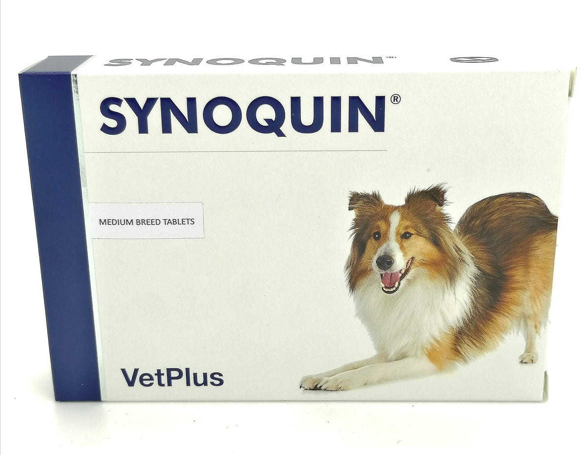 Synoquin 10-25 kg - Täydennysrehuvalmiste keskikokoisille koirille 30 purutabl. - Sinunapteekki.fi