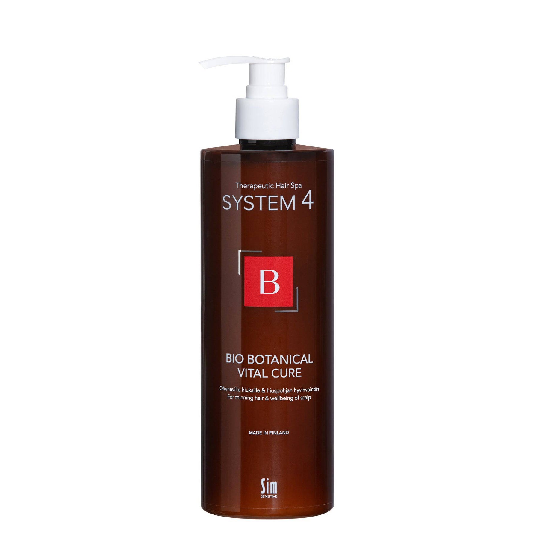 System 4 B Bio Botanical Vital Cure - Hoitoaine 500 ml - Sinunapteekki.fi