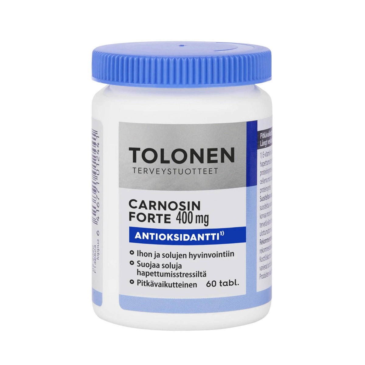 Tolonen Carnosin Forte 400 mg 60 tabl. - Sinunapteekki.fi