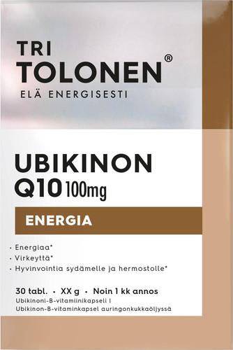 Tri Tolonen Ubikinon Q10 100 mg +B-vitamiinit 30 kaps. - poistoerä - Sinunapteekki.fi