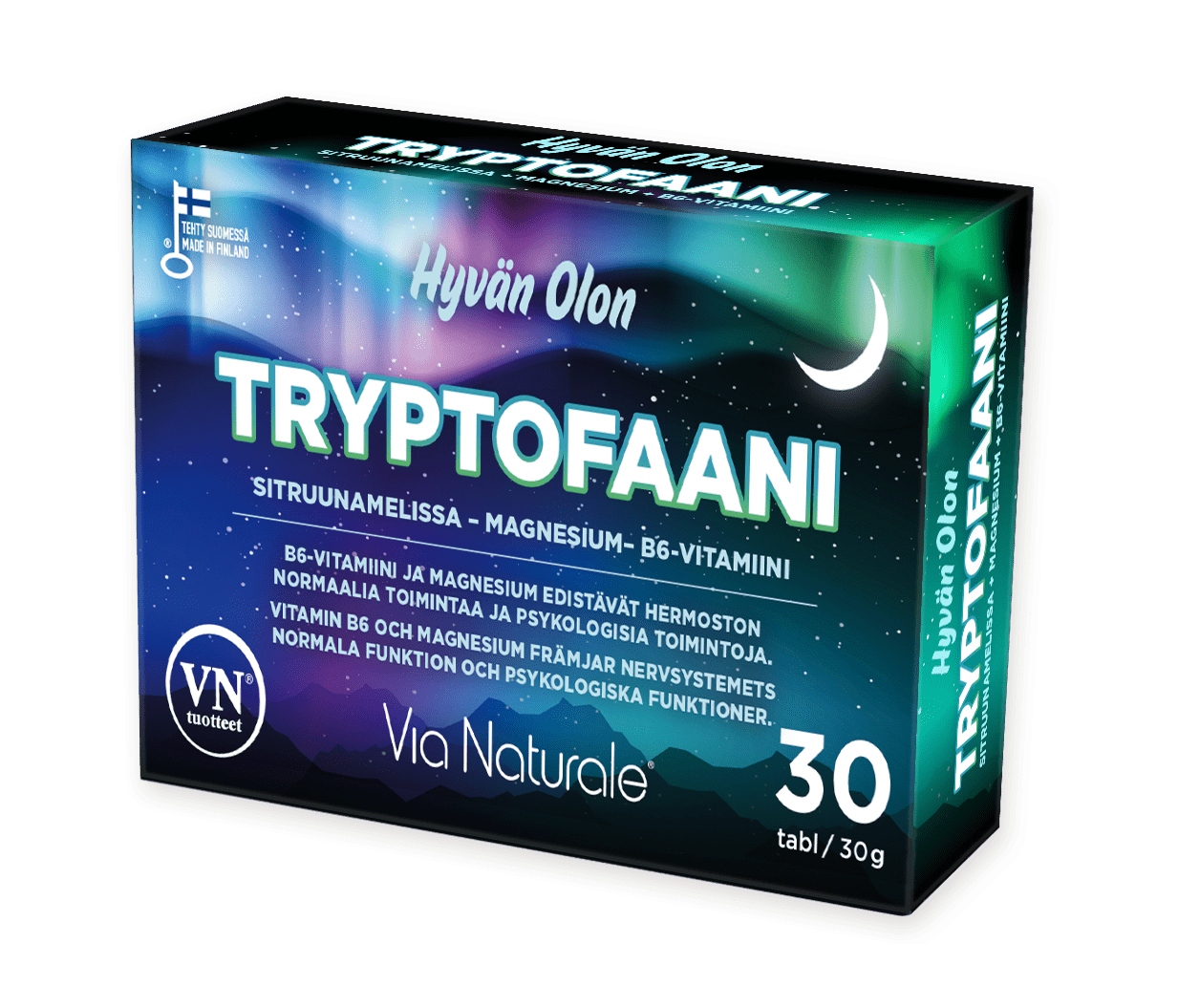Hyvän Olon Tryptofaani 30 tabl. - Sinunapteekki.fi