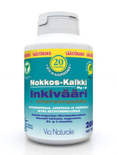 Nokkos-Kalkki-Inkivääri + Vihersimpukka Säästökoko 200 tabl. - Sinunapteekki.fi